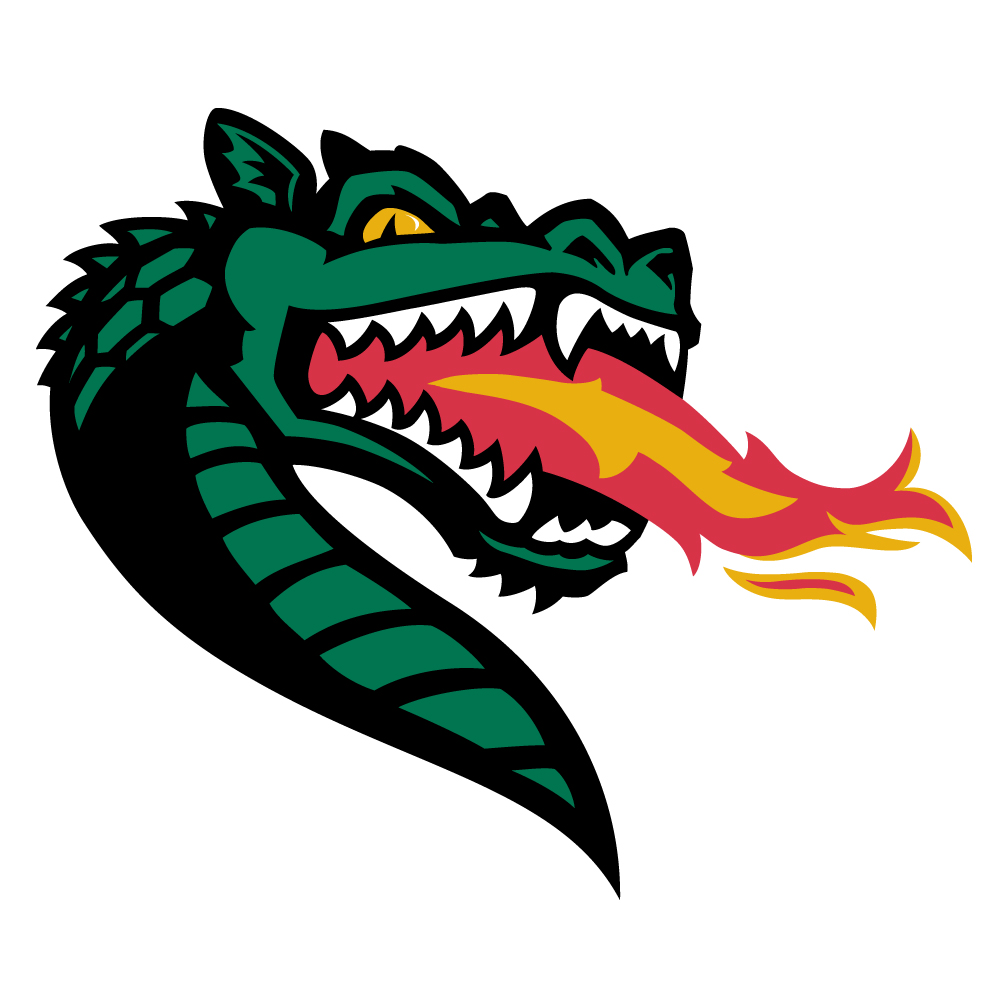 University of Alabama Birmingham Blaze the Dragon Logo University of Alabama Birmingham Blaze the Dragon Logo